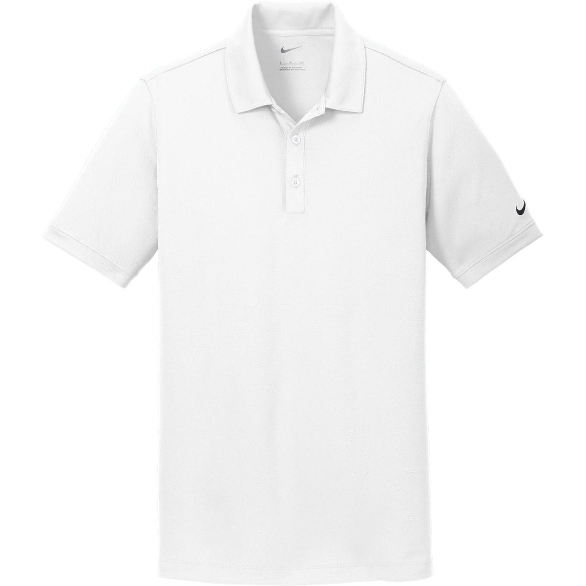 no-logo NIKE Dri-FIT Solid Icon Pique Modern Fit Polo-Regular-Nike-White-XS-Thread Logic