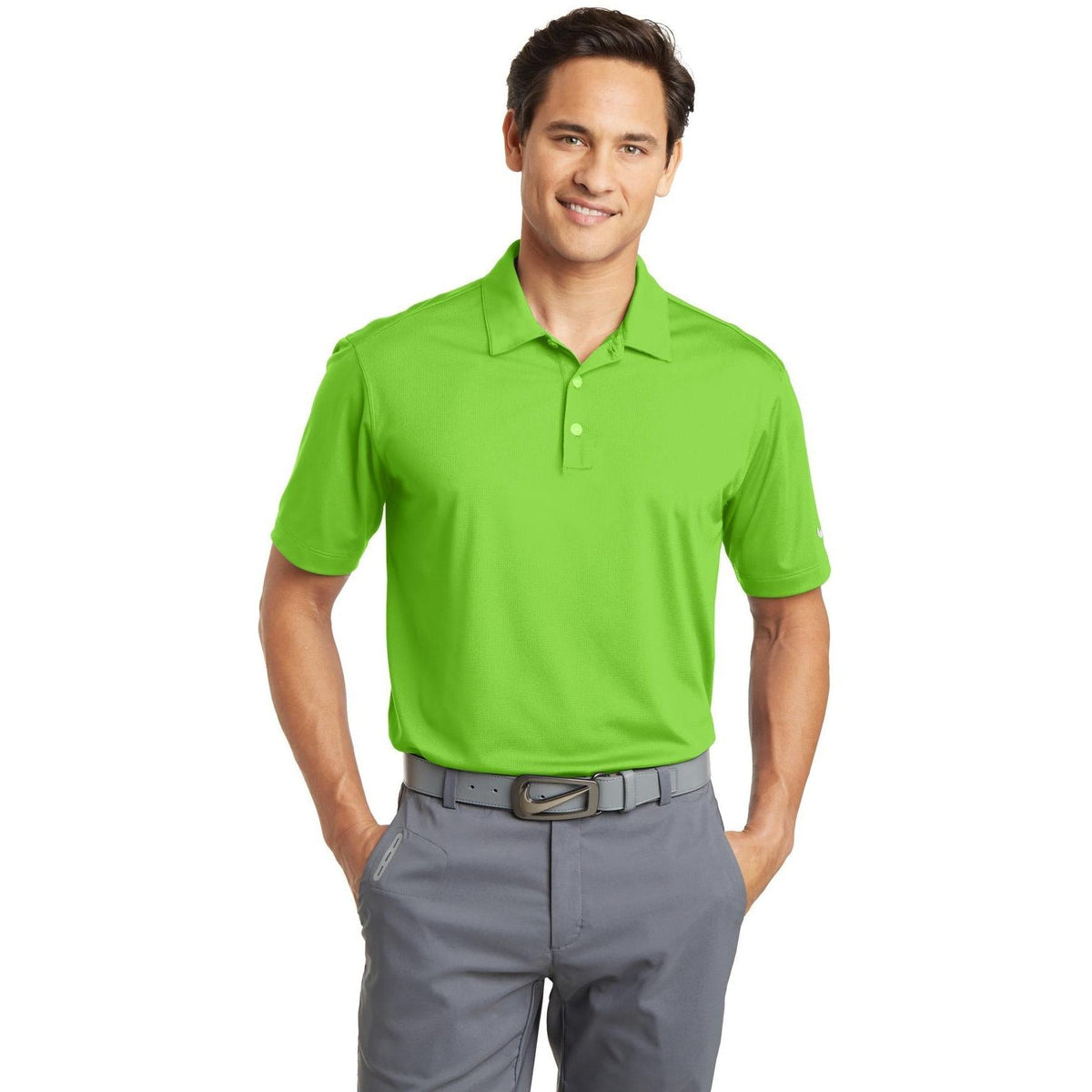 no-logo NIKE Dri-FIT Vertical Mesh Polo-Regular-Nike-Thread Logic