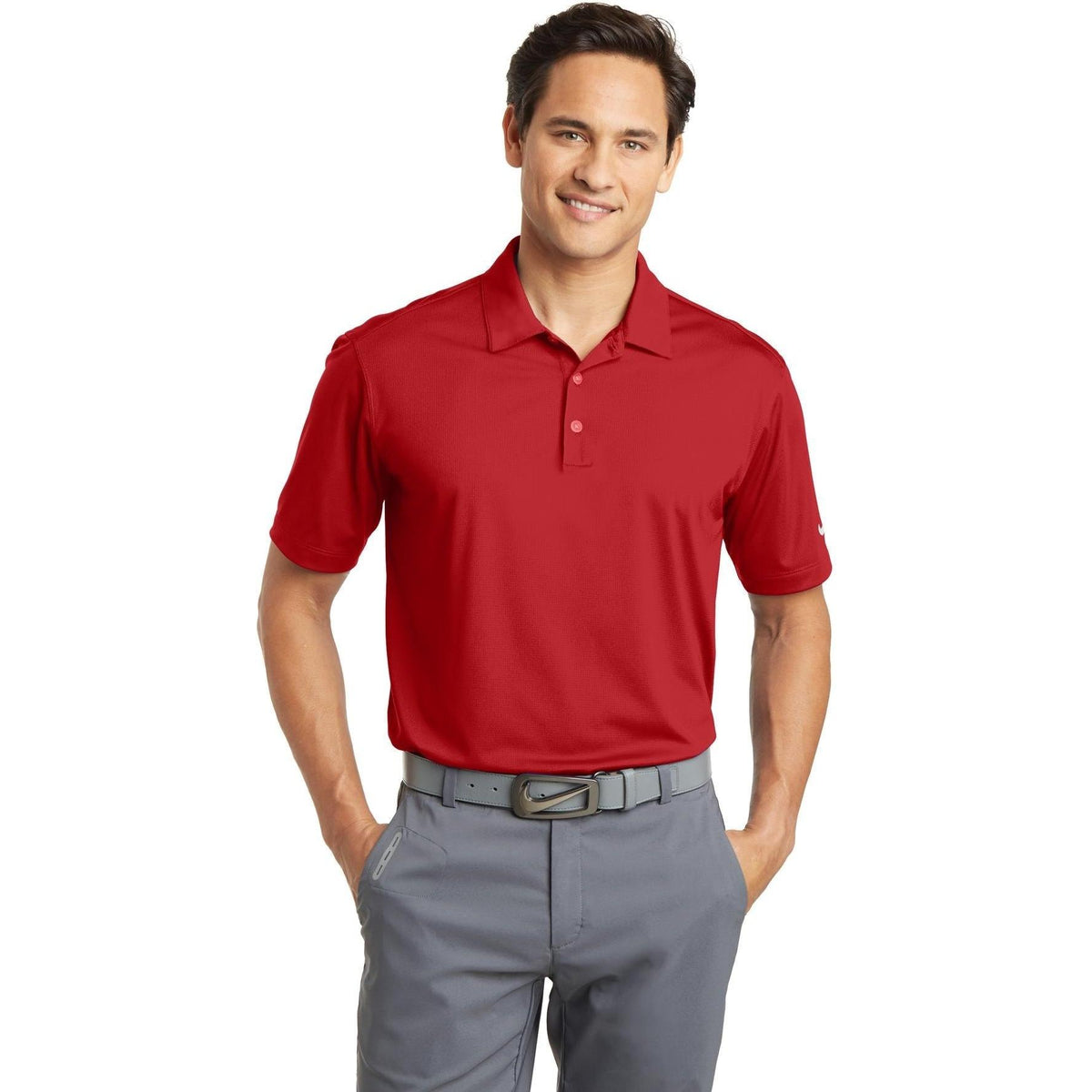 no-logo NIKE Dri-FIT Vertical Mesh Polo-Regular-Nike-Thread Logic