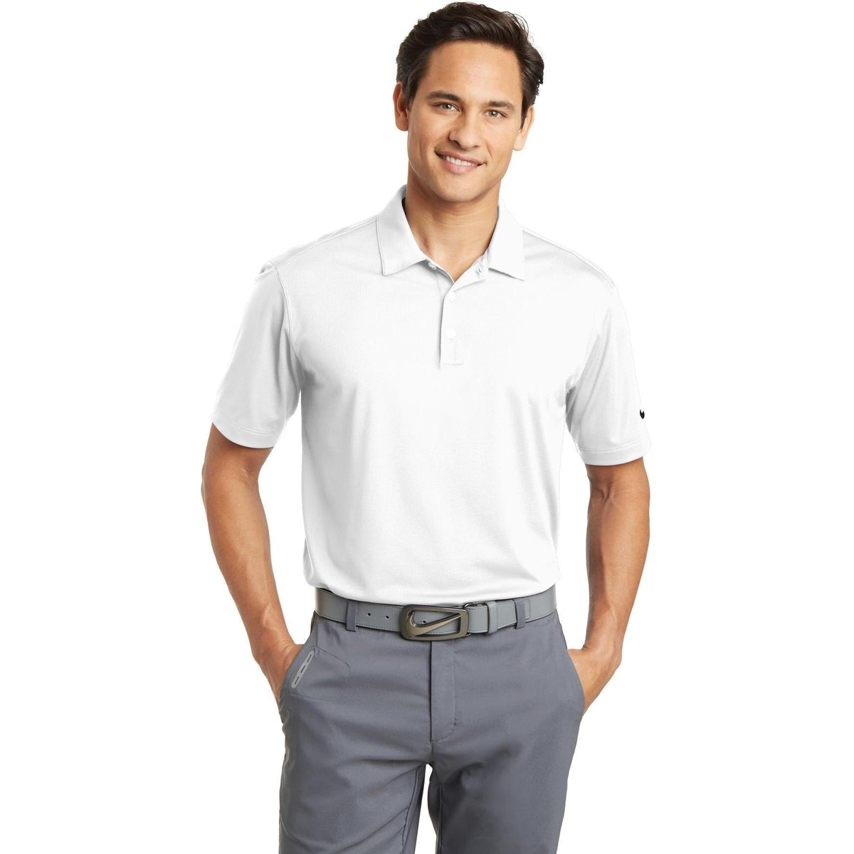 no-logo NIKE Dri-FIT Vertical Mesh Polo-Regular-Nike-Thread Logic