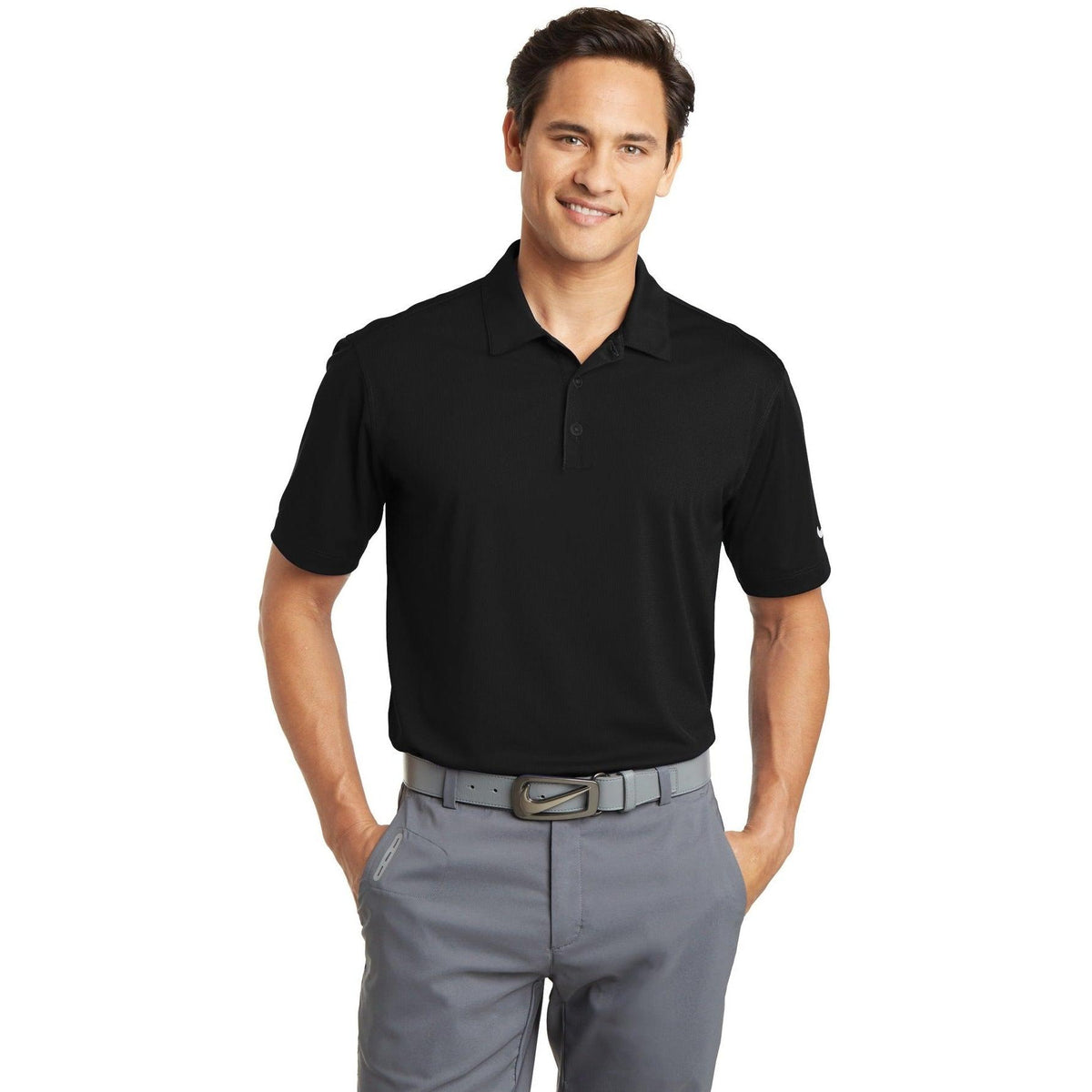 no-logo NIKE Dri-FIT Vertical Mesh Polo-Regular-Nike-Thread Logic