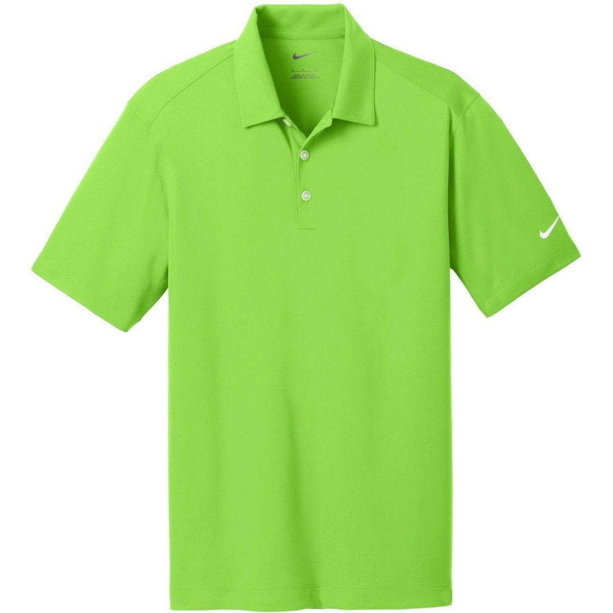 no-logo NIKE Dri-FIT Vertical Mesh Polo-Regular-Nike-Action Green-S-Thread Logic