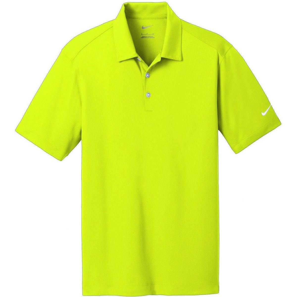 no-logo NIKE Dri-FIT Vertical Mesh Polo-Regular-Nike-Volt-S-Thread Logic