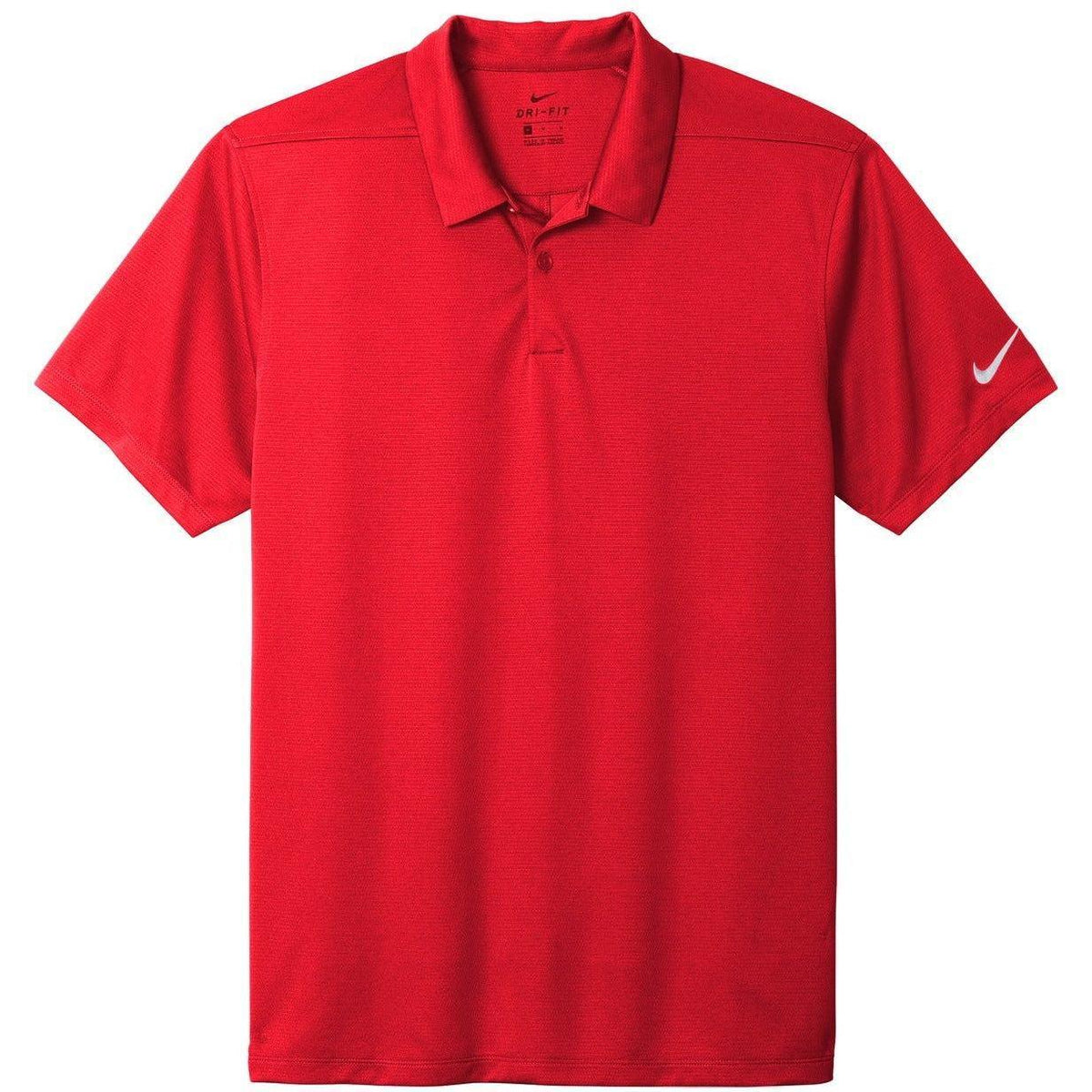 no-logo NIKE Dry Essential Solid Polo-Regular-Nike-University Red-S-Thread Logic