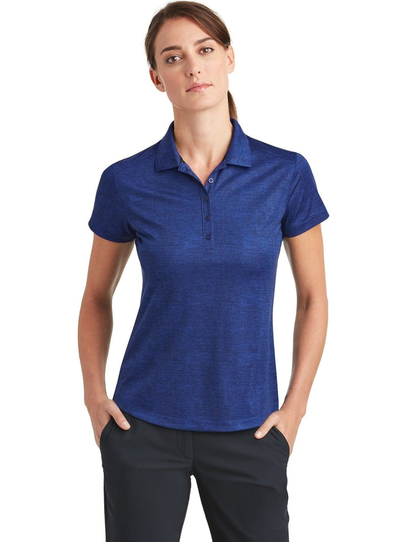 no-logo NIKE Ladies Dri-FIT Crosshatch Polo-Regular-NIKE-Thread Logic