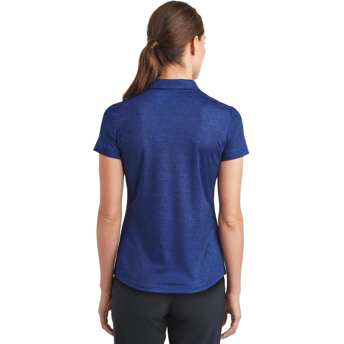 no-logo NIKE Women's Dri-FIT Crosshatch Polo-Active-Nike-Thread Logic