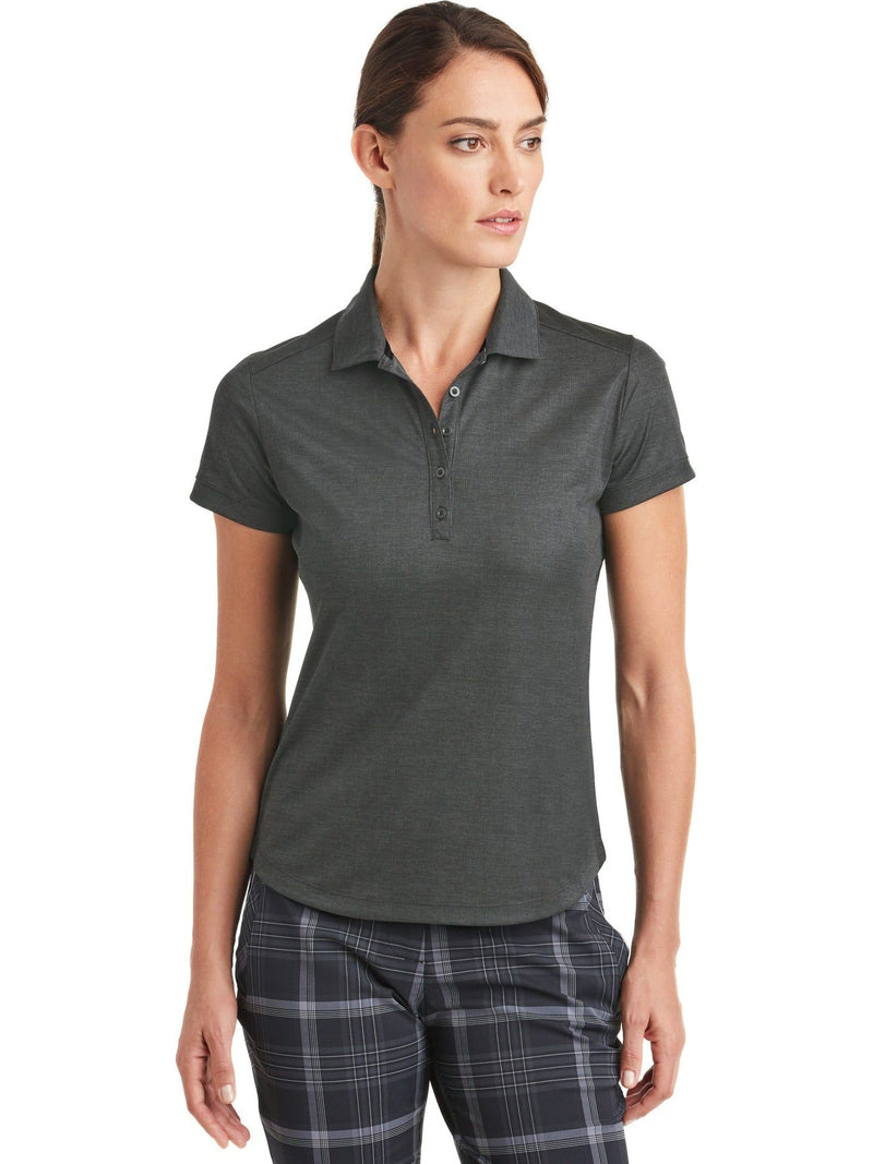 no-logo NIKE Ladies Dri-FIT Crosshatch Polo-Regular-NIKE-Thread Logic