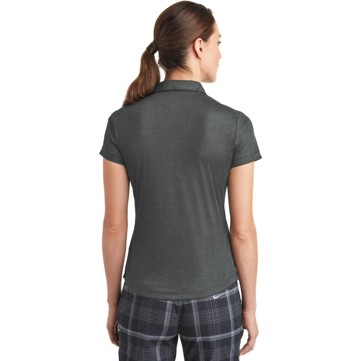 no-logo NIKE Women's Dri-FIT Crosshatch Polo-Active-Nike-Thread Logic
