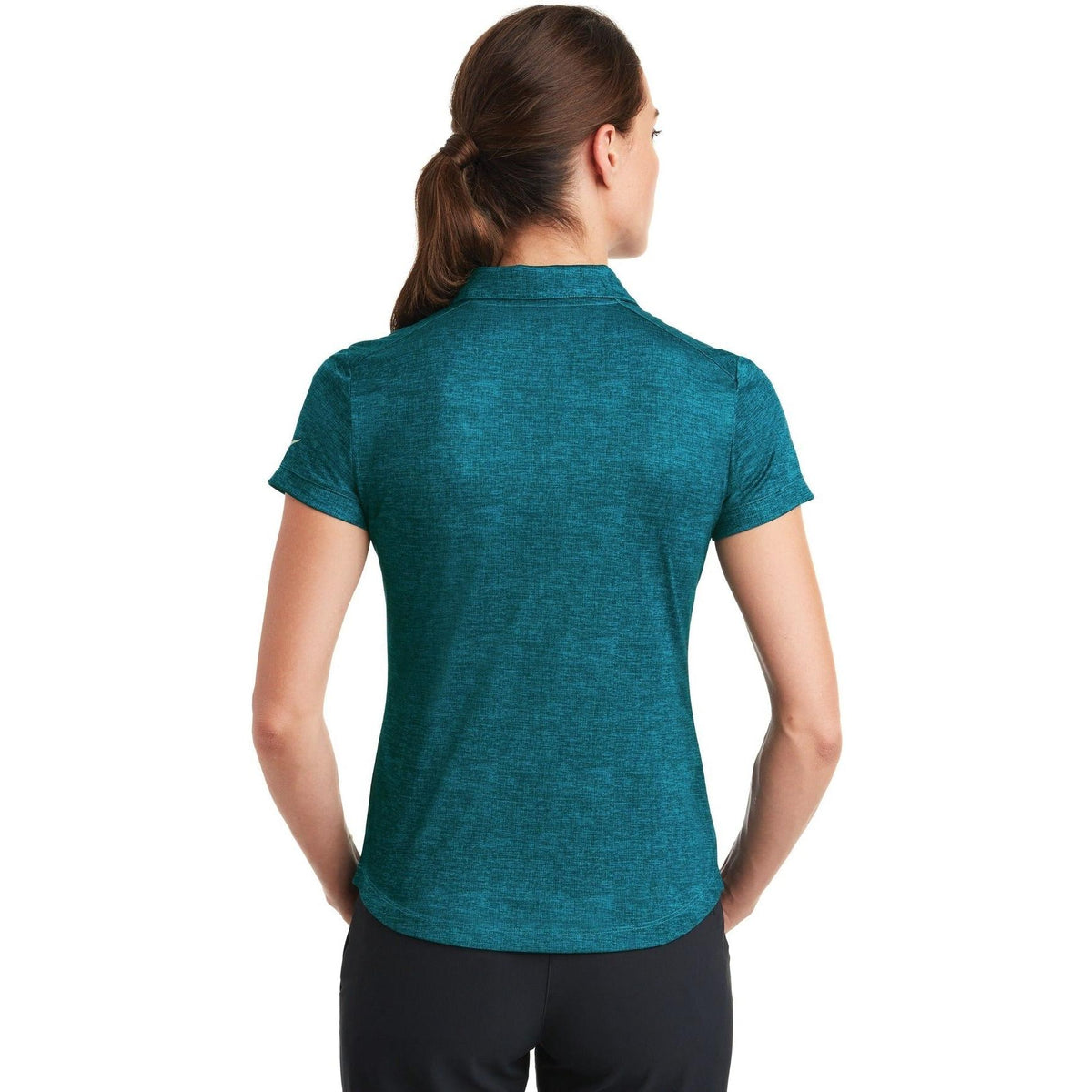 no-logo NIKE Women's Dri-FIT Crosshatch Polo-Active-Nike-Thread Logic