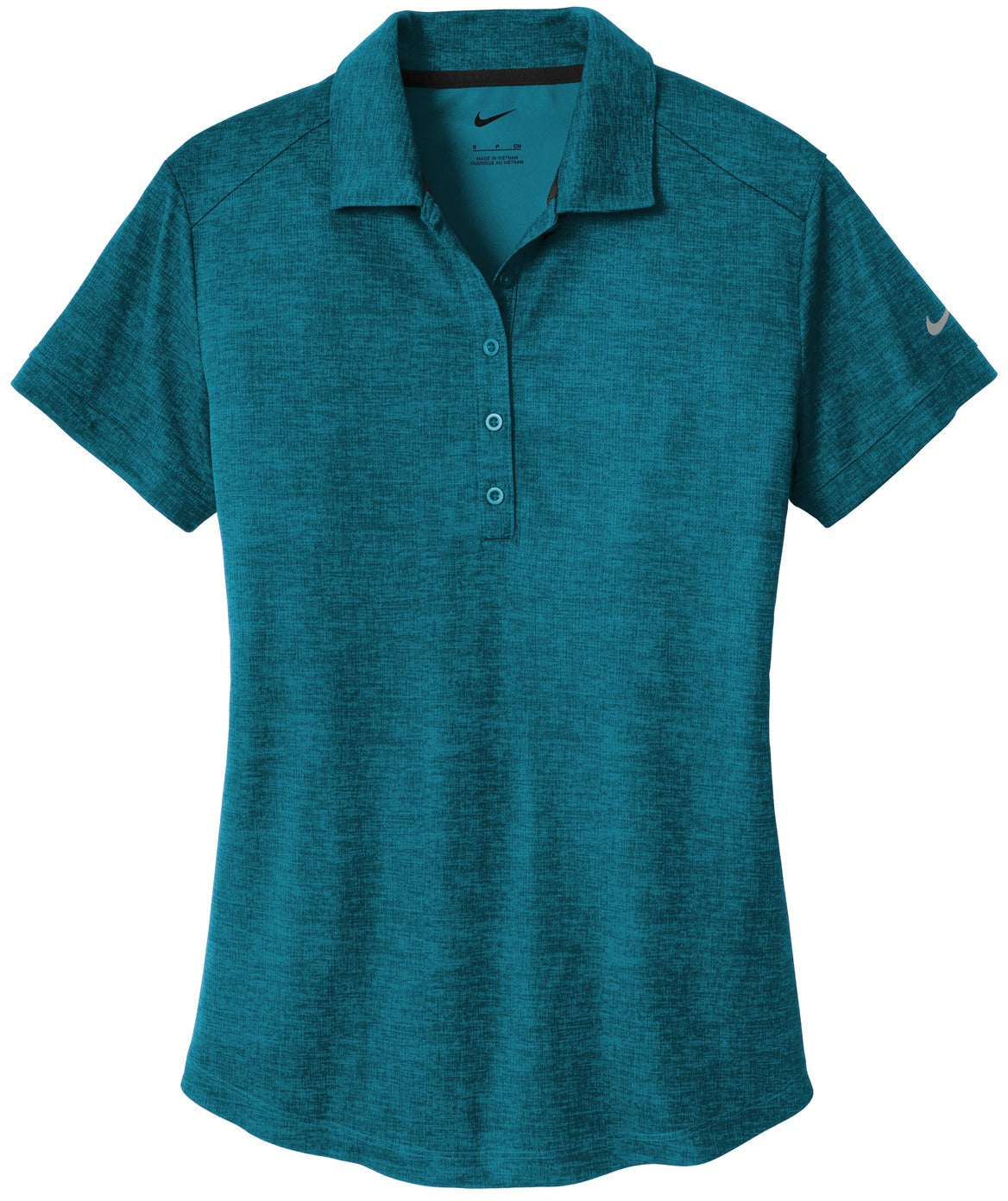 NIKE Ladies Dri-FIT Crosshatch Polo