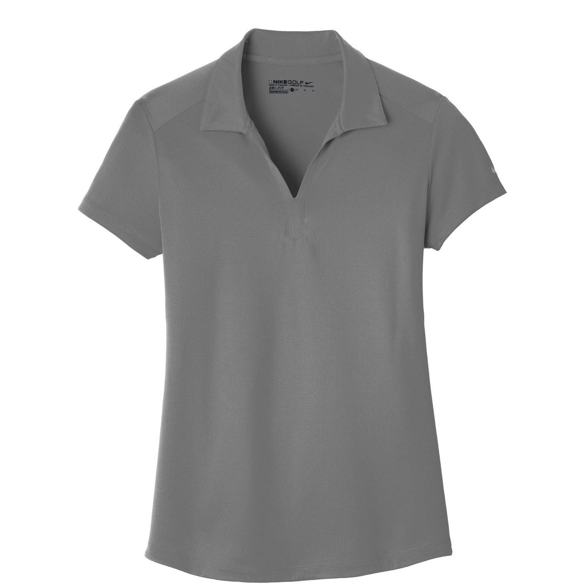 no-logo NIKE Women's Dri-FIT Legacy Polo-Regular-Nike-Dark Grey-S-Thread Logic