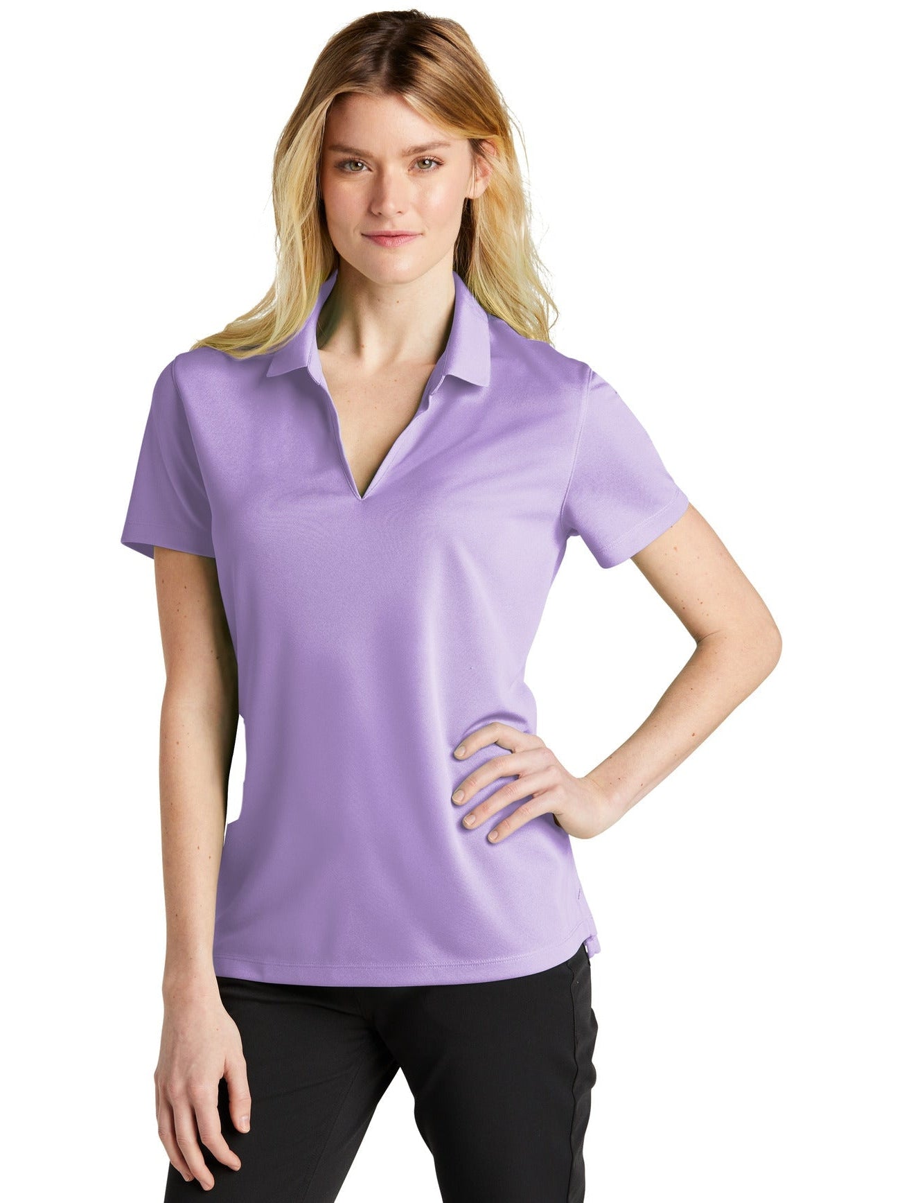 no-logo NIKE Ladies Dri-FIT Micro Pique 2.0 Polo-Regular-NIKE-Thread Logic