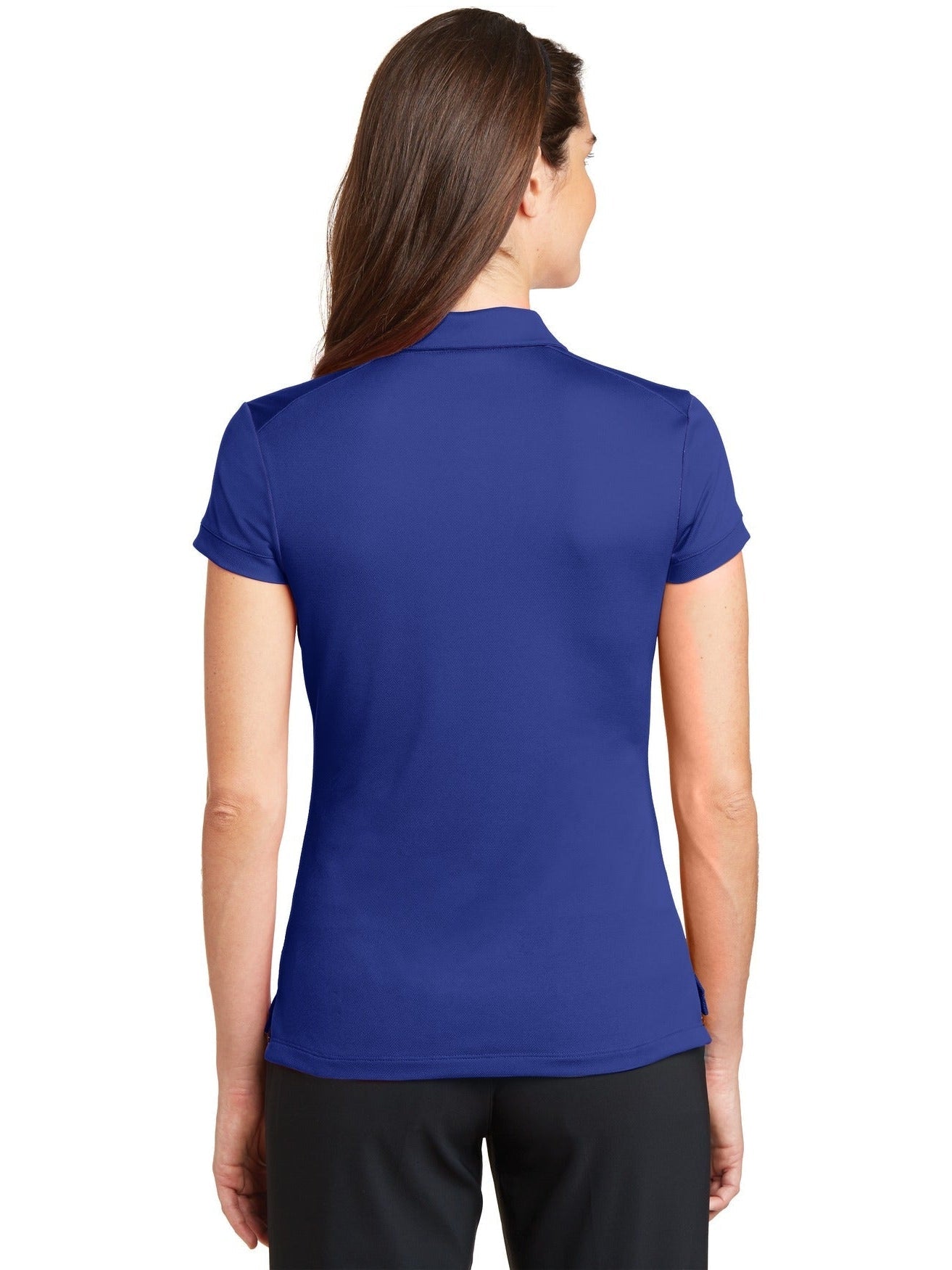 no-logo NIKE Ladies Dri-FIT Solid Icon Pique Modern Fit Polo-Regular-NIKE-Thread Logic