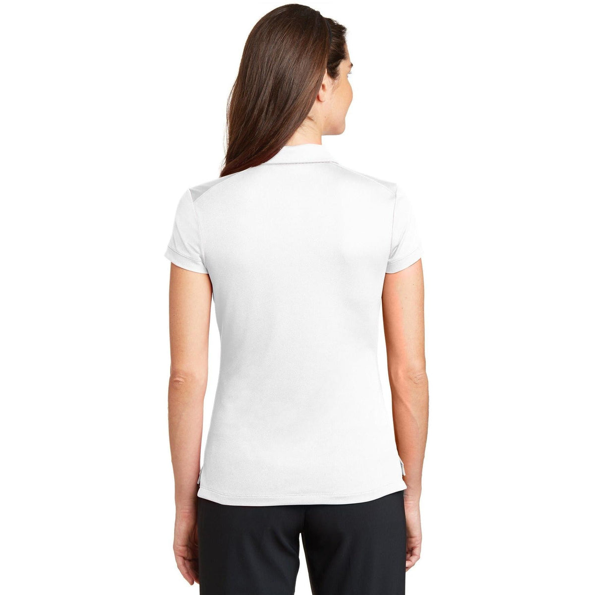 no-logo NIKE Women's Dri-FIT Solid Icon Pique Modern Fit Polo-Regular-Nike-Thread Logic