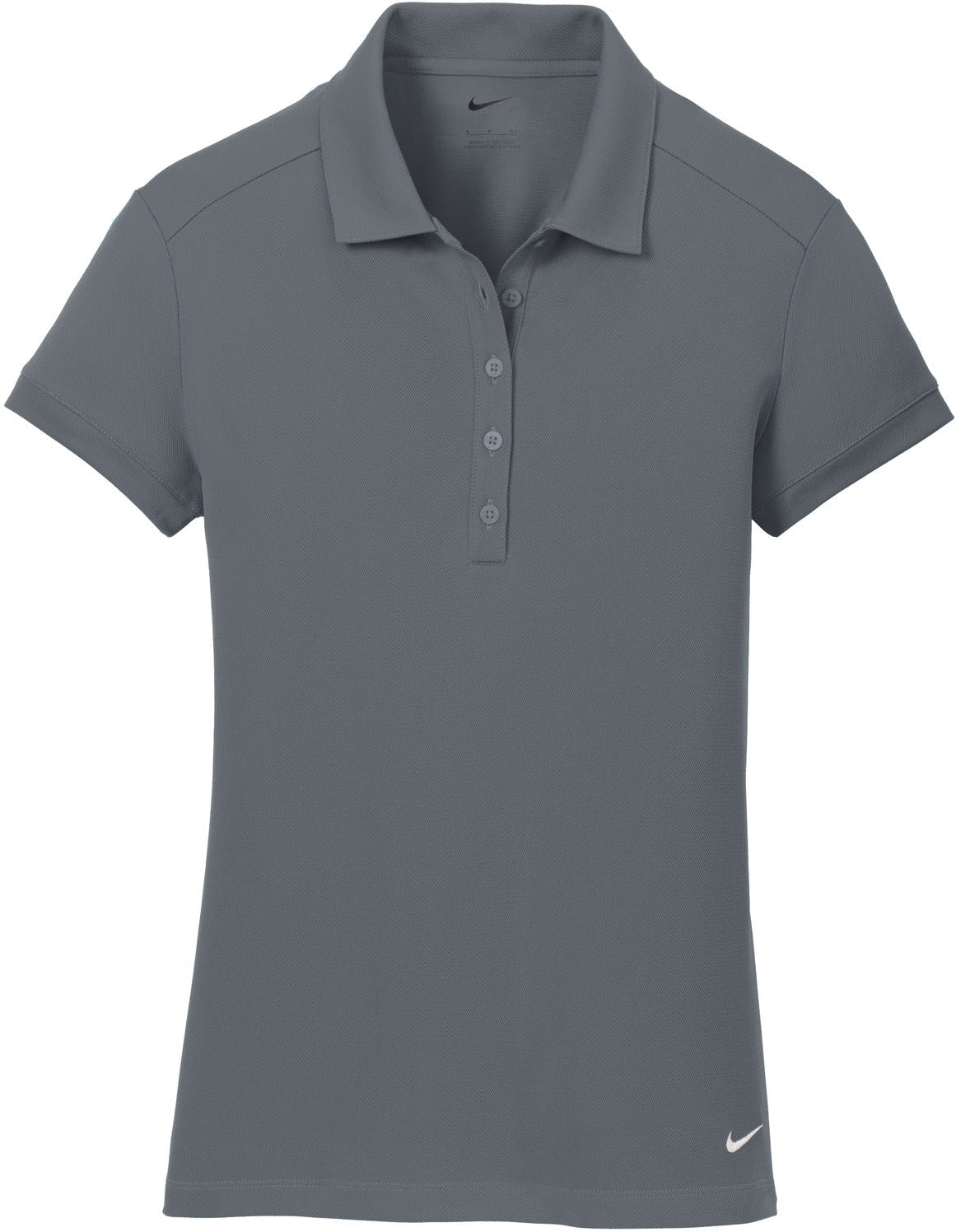 NIKE Ladies Dri-FIT Solid Icon Pique Modern Fit Polo