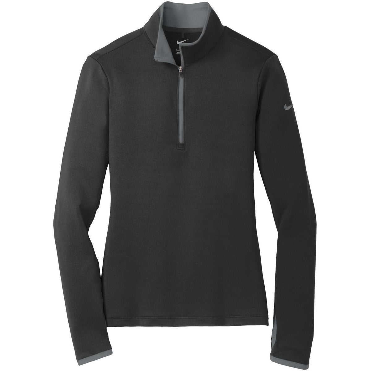 no-logo NIKE Ladies Dri-FIT Stretch 1/2-Zip Cover-Up