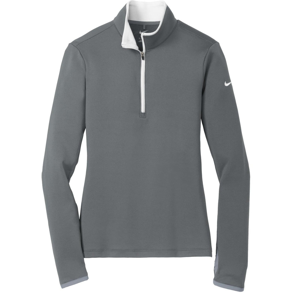 no-logo NIKE Ladies Dri-FIT Stretch 1/2-Zip Cover-Up