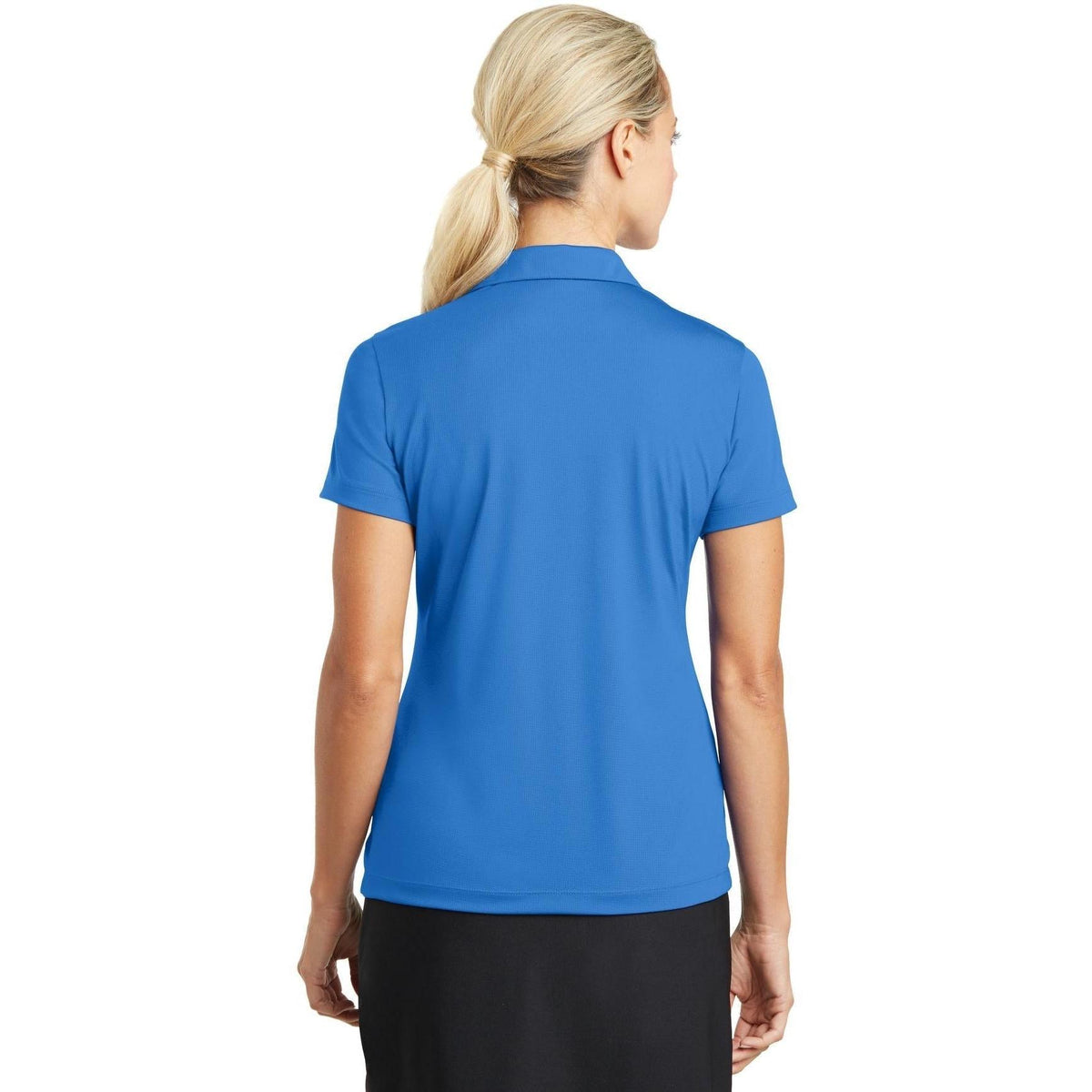 no-logo NIKE Women's Dri-FIT Vertical Mesh Polo-Regular-Nike-Thread Logic