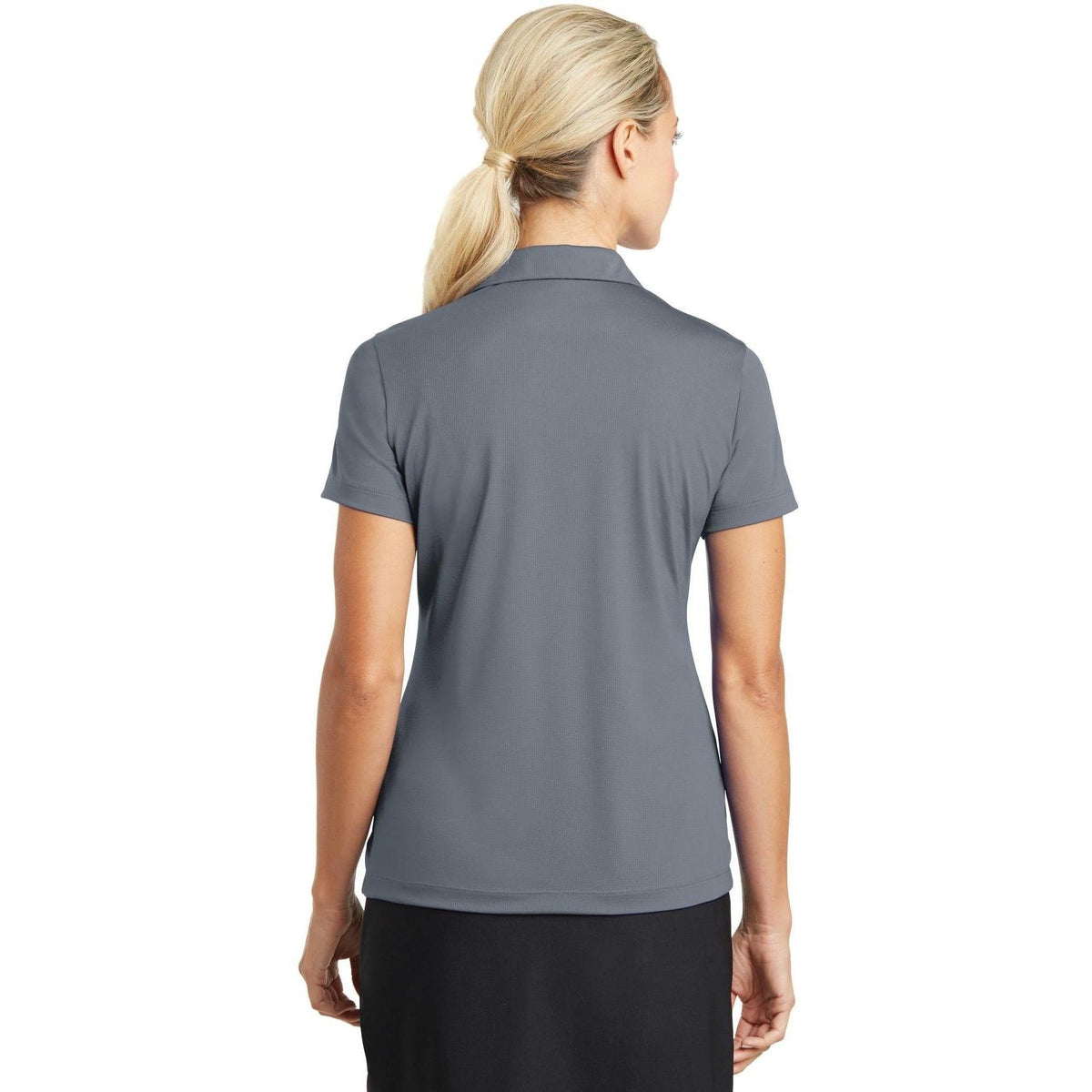 no-logo NIKE Women's Dri-FIT Vertical Mesh Polo-Regular-Nike-Thread Logic