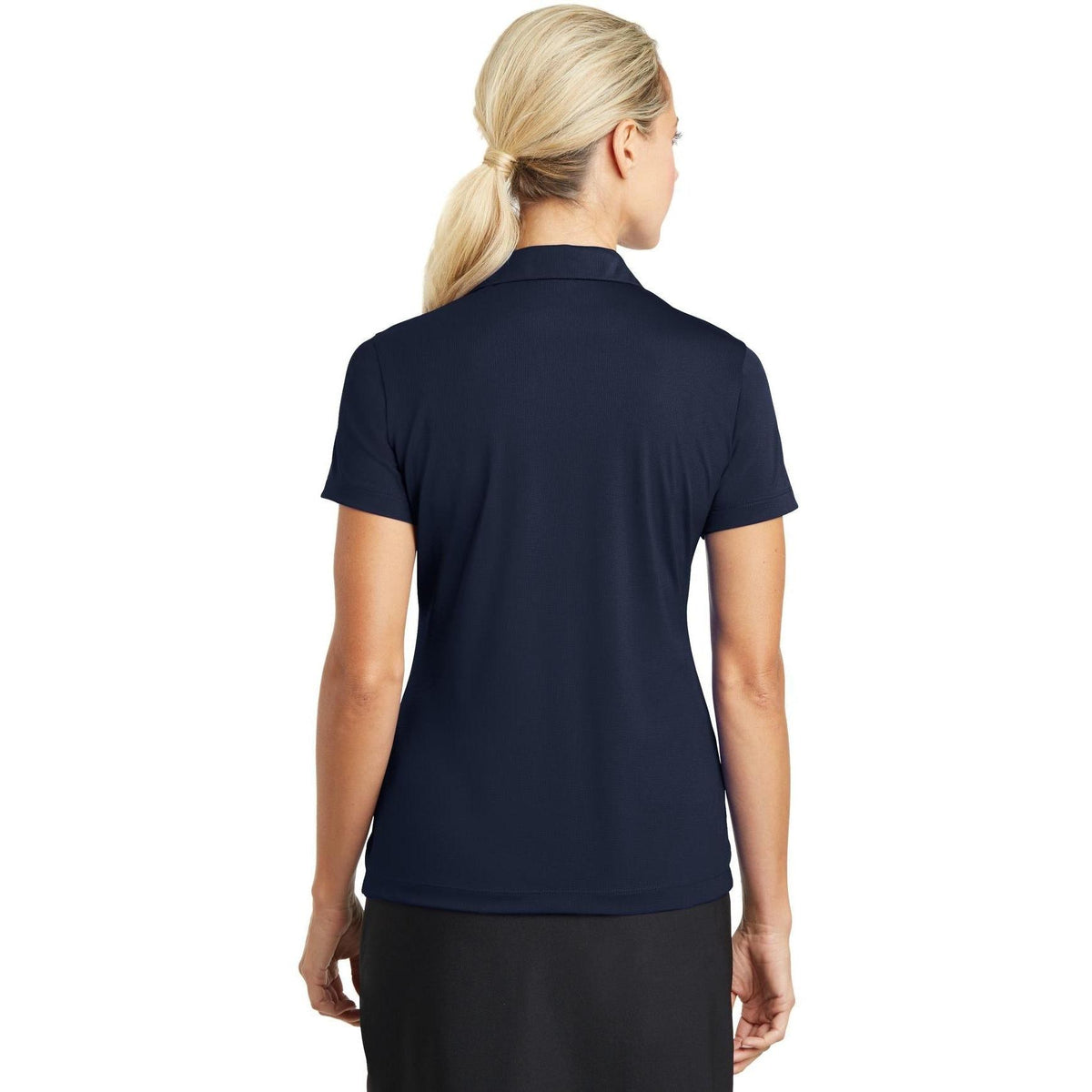 no-logo NIKE Women's Dri-FIT Vertical Mesh Polo-Regular-Nike-Thread Logic