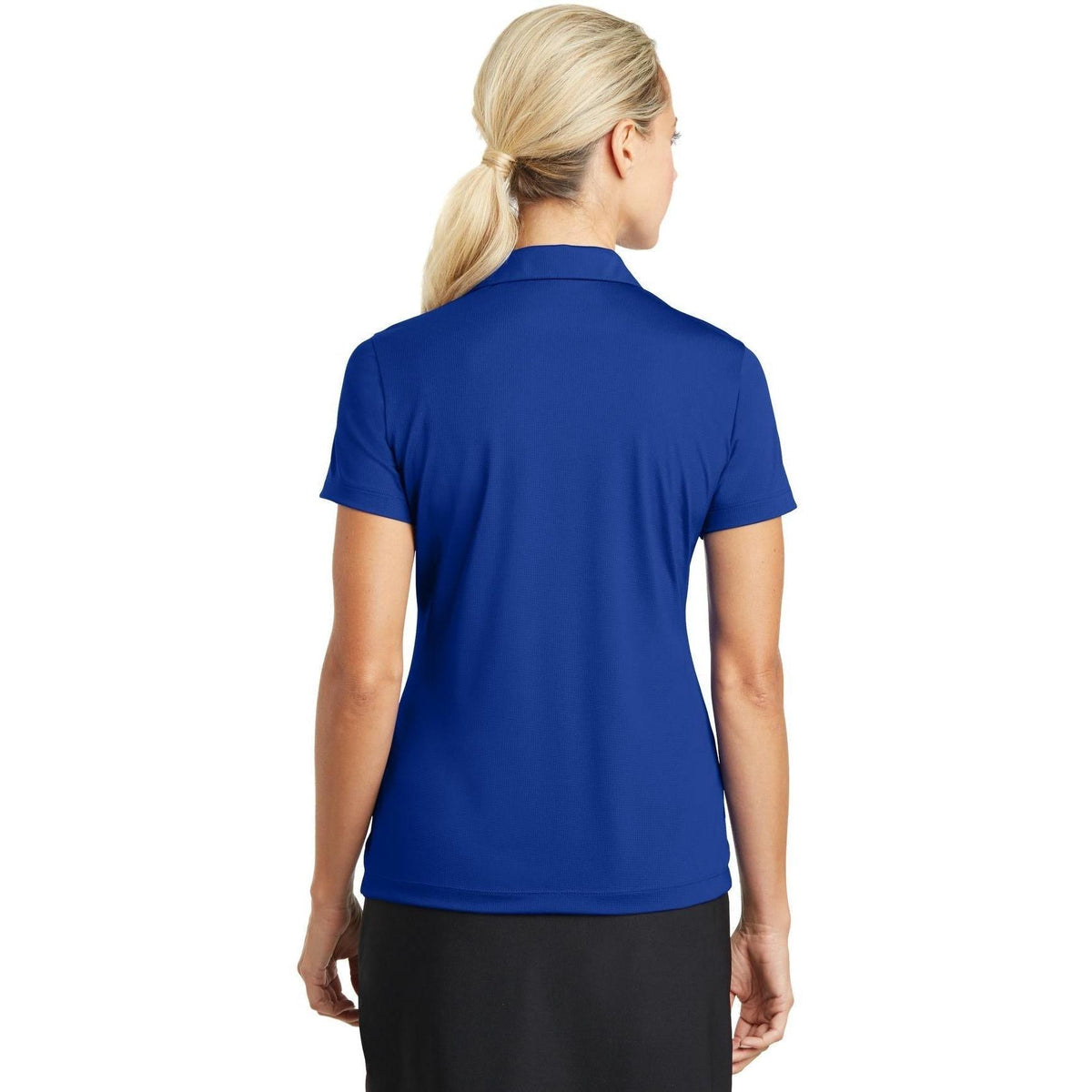 no-logo NIKE Women's Dri-FIT Vertical Mesh Polo-Regular-Nike-Thread Logic