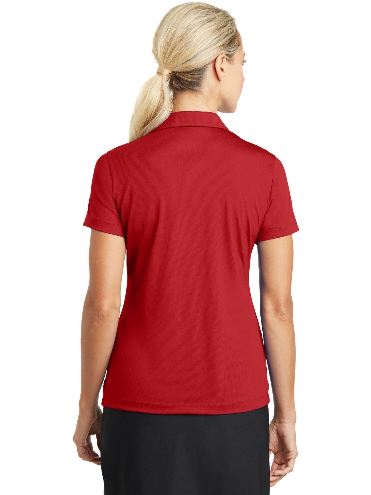 no-logo NIKE Ladies Dri-FIT Vertical Mesh Polo-Active-NIKE-Thread Logic