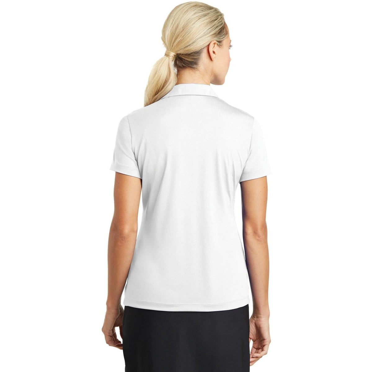 no-logo NIKE Women's Dri-FIT Vertical Mesh Polo-Regular-Nike-Thread Logic