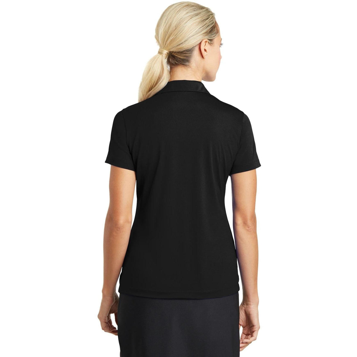 no-logo NIKE Women's Dri-FIT Vertical Mesh Polo-Regular-Nike-Thread Logic