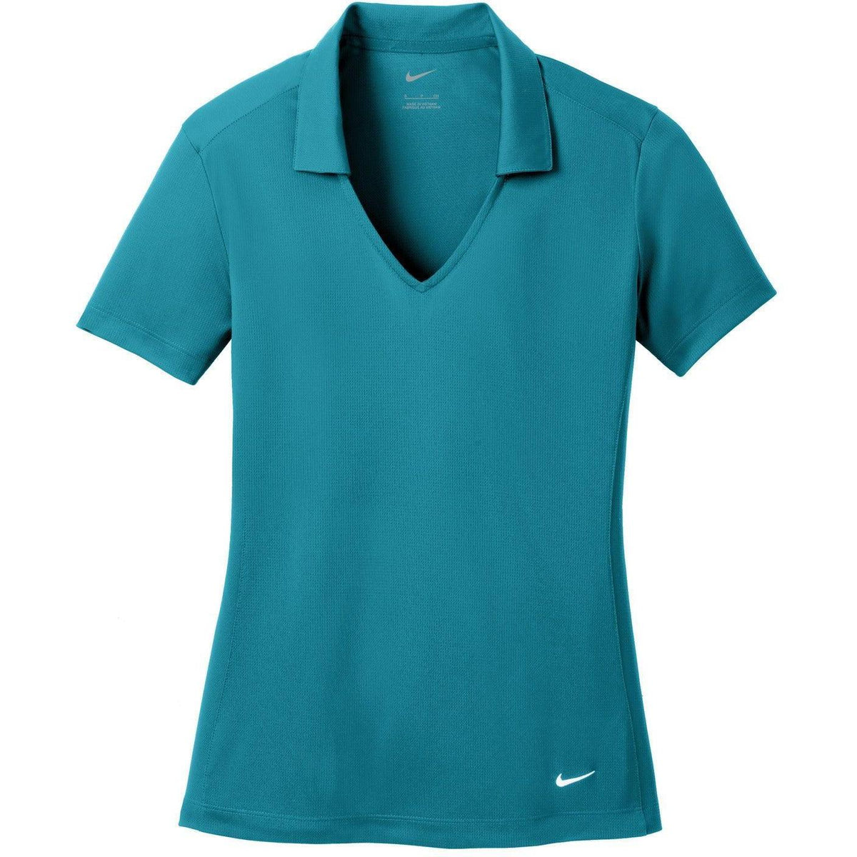 no-logo NIKE Women's Dri-FIT Vertical Mesh Polo-Regular-Nike-Blustery-S-Thread Logic