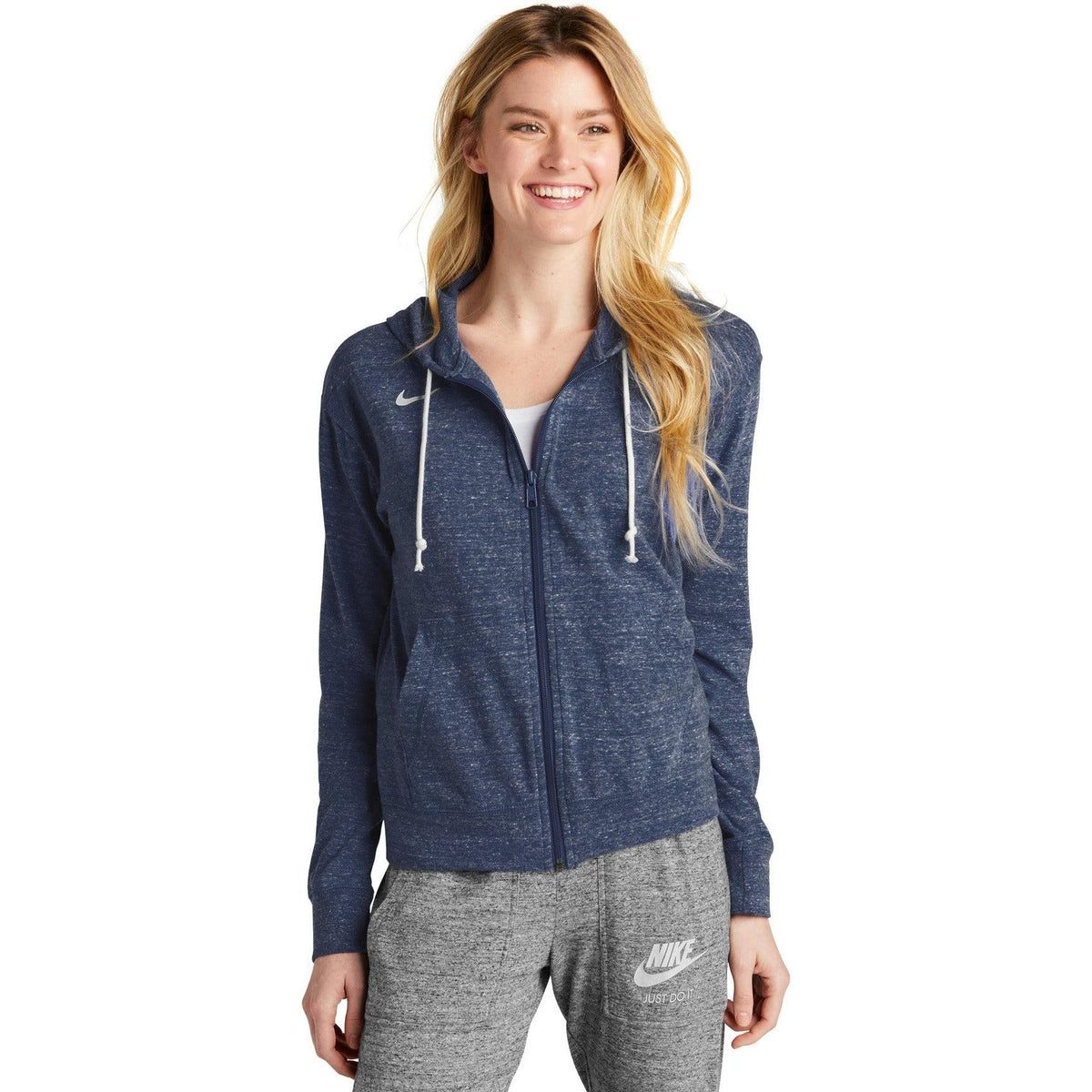 no-logo NIKE Ladies Gym Vintage Full-Zip Hoodie-Regular-NIKE-Thread Logic