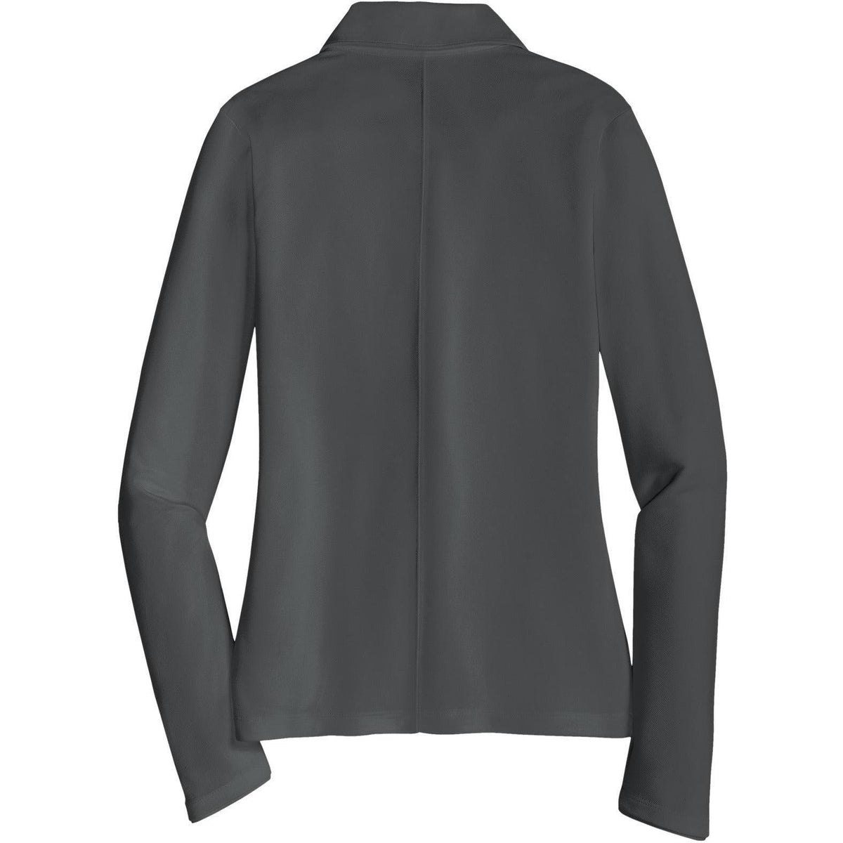 no-logo NIKE Women's Long Sleeve Dri-FIT Stretch Tech Polo-Polos-Nike-Thread Logic