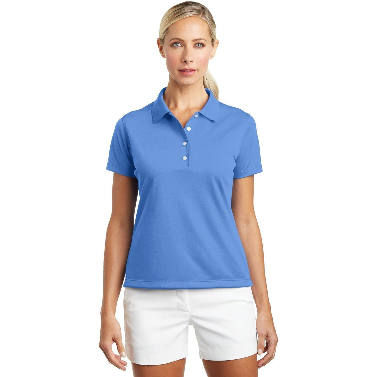 no-logo NIKE Women's Tech Basic Dri-FIT Polo-Regular-Nike-Thread Logic