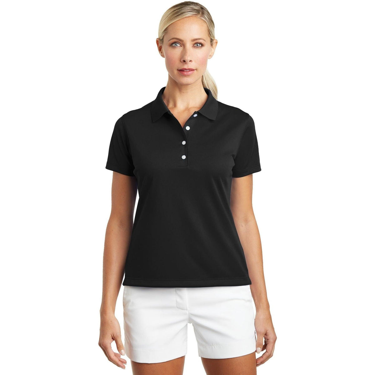 no-logo NIKE Women's Tech Basic Dri-FIT Polo-Regular-Nike-Thread Logic