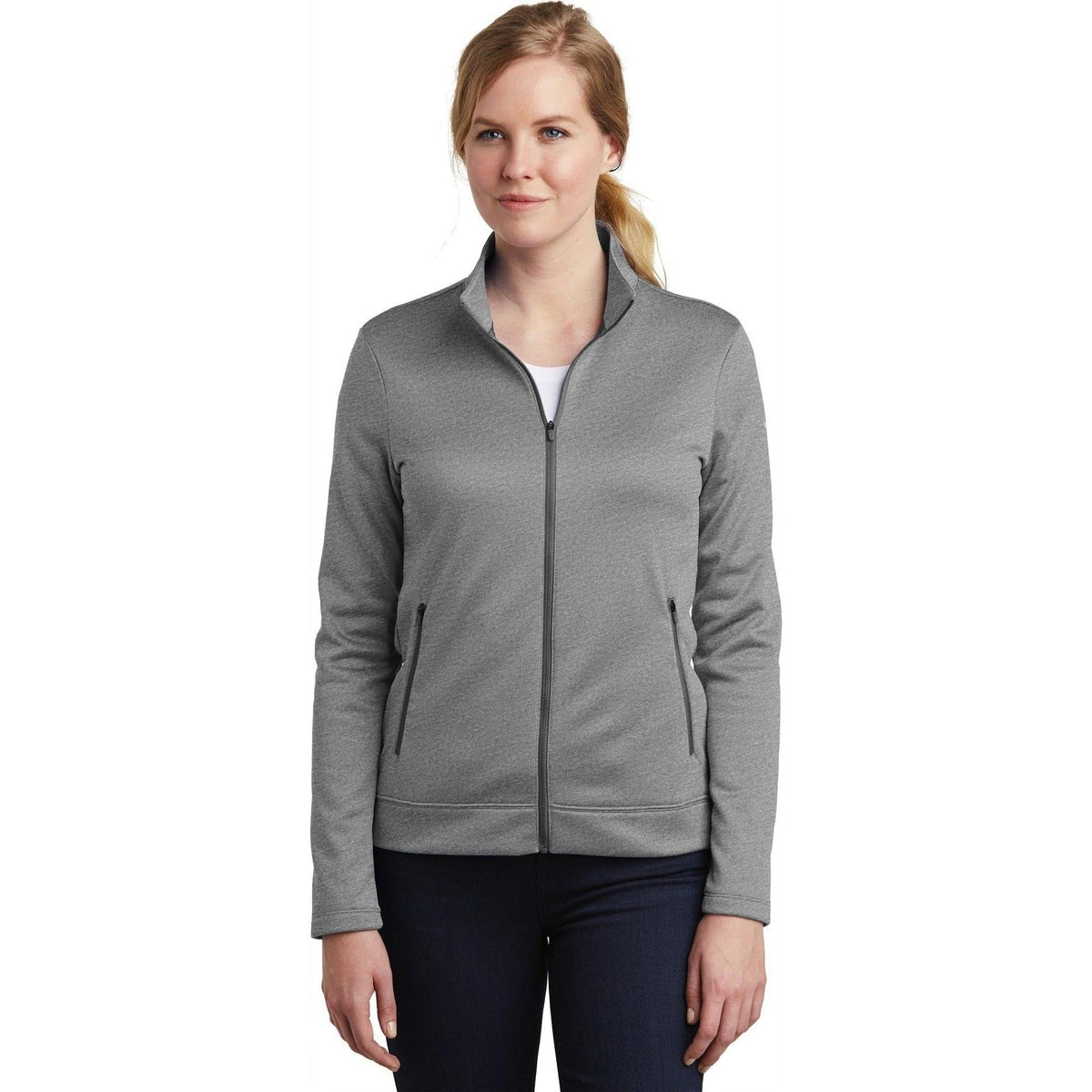 no-logo NIKE Women's Therma-FIT Full-Zip Fleece-Full Zips-Nike-Thread Logic