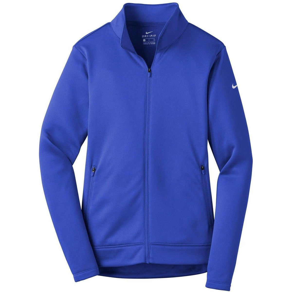 no-logo NIKE Women's Therma-FIT Full-Zip Fleece-Full Zips-Nike-Game Royal-S-Thread Logic