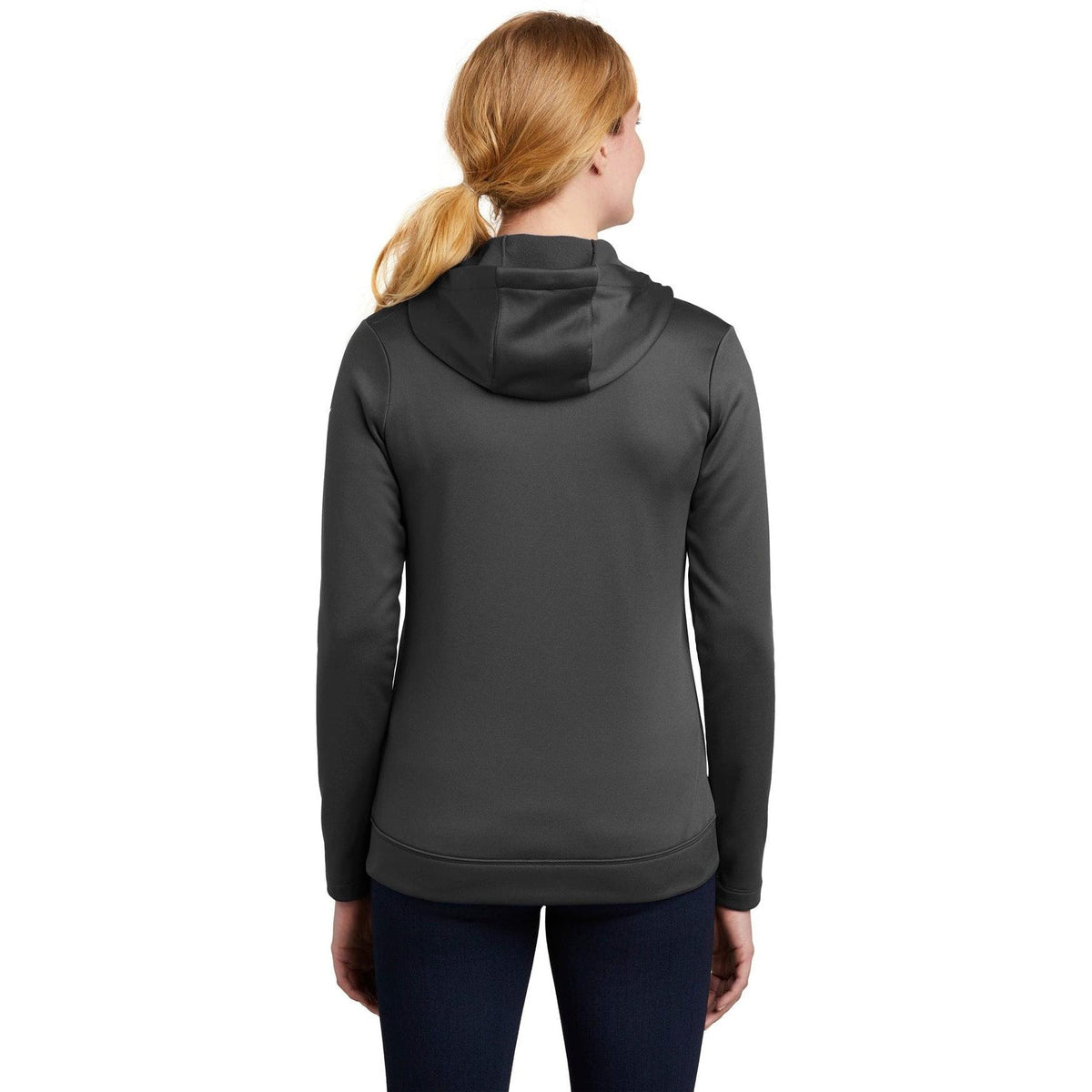 no-logo NIKE Women's Therma-FIT Full-Zip Fleece Hoodie-Full Zips-Nike-Thread Logic