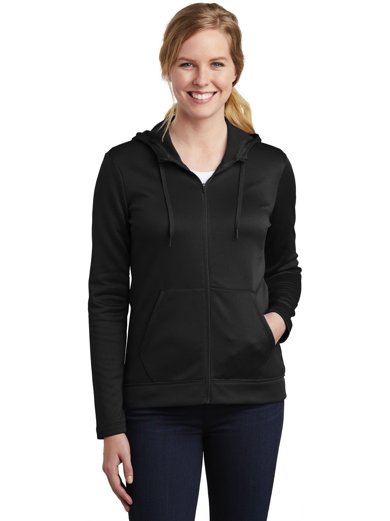 no-logo NIKE Ladies Therma-FIT Full-Zip Fleece Hoodie-Regular-NIKE-Thread Logic