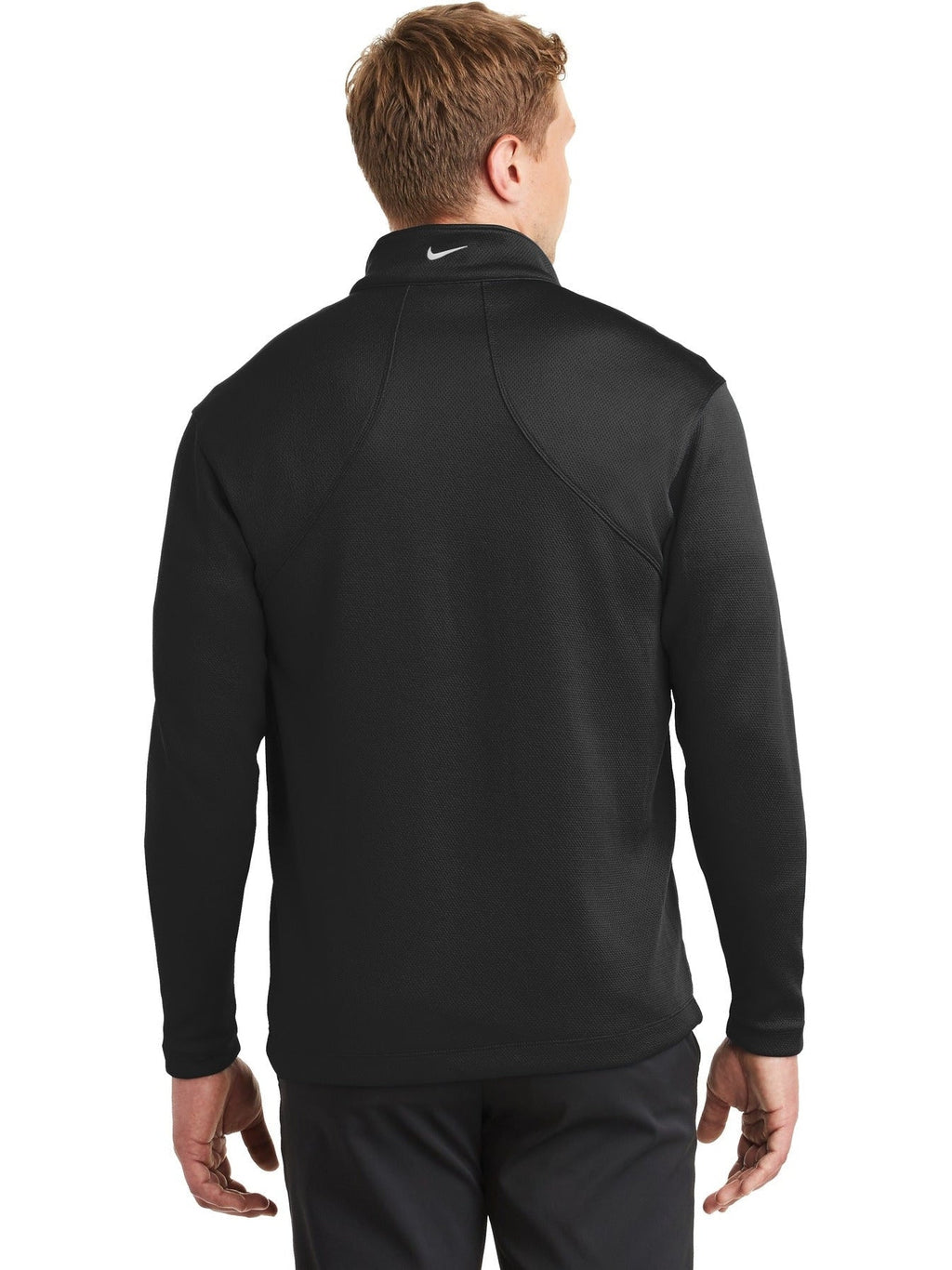 Nike Golf Pullover Mens Large Black Long Sleeve 1/4 Zip Pullover 400099-010