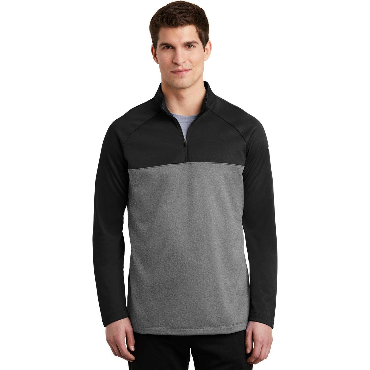 no-logo NIKE Therma-FIT 1/2-Zip Fleece-Active-Nike-Thread Logic