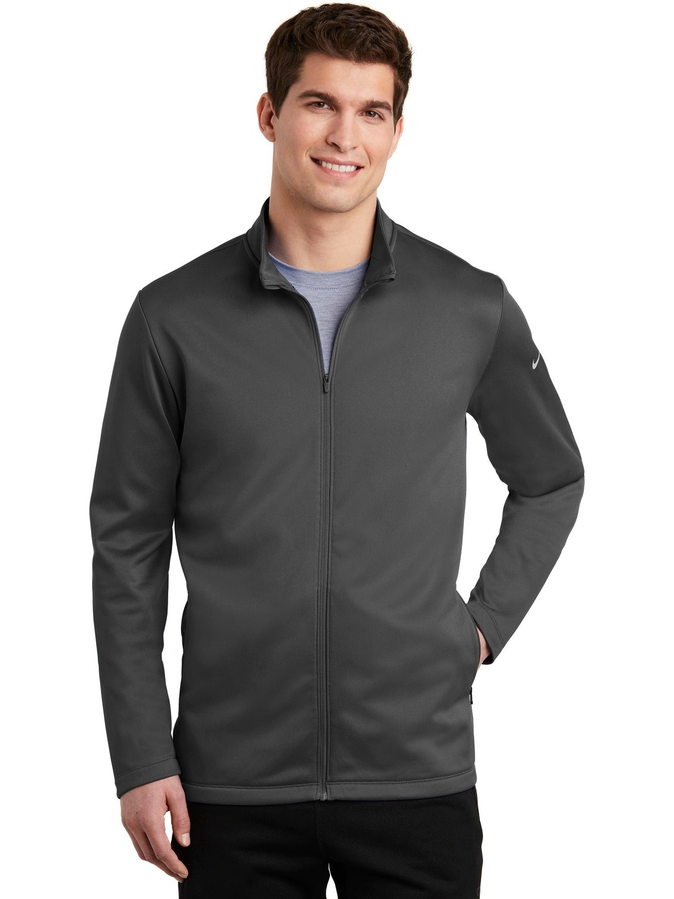no-logo NIKE Therma-FIT Full-Zip Fleece-Regular-NIKE-Thread Logic