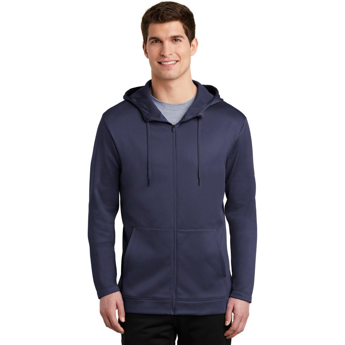 no-logo NIKE Therma-FIT Full-Zip Fleece Hoodie-Full Zips-Nike-Thread Logic