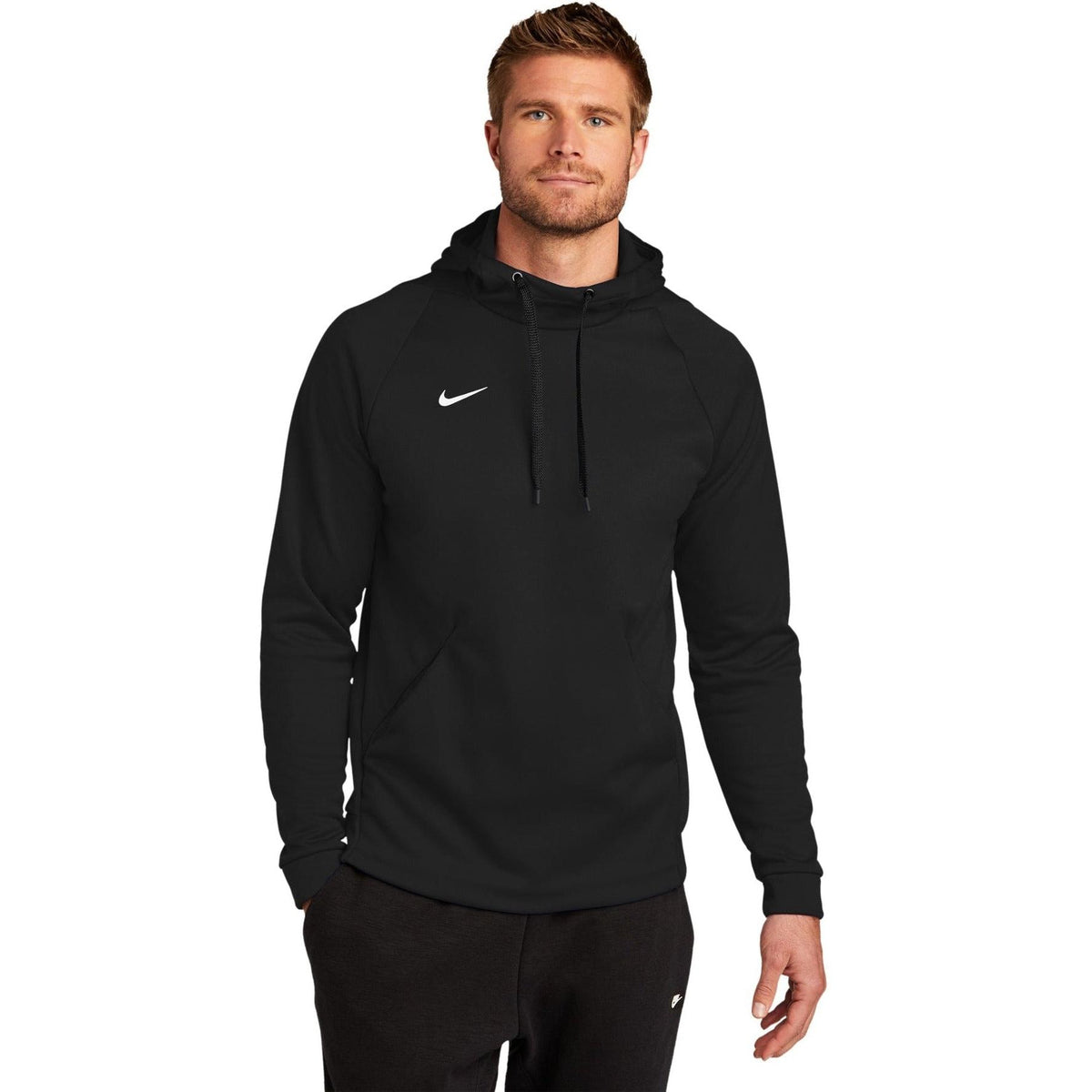 no-logo NIKE Therma-FIT Pullover Fleece Hoodie-Regular-NIKE-Thread Logic
