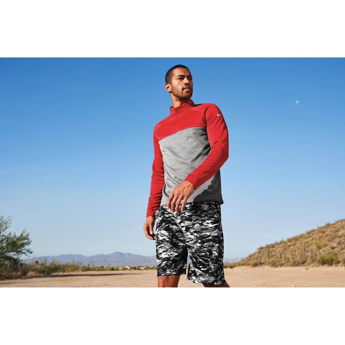 no-logo NIKE Therma-FIT 1/2-Zip Fleece-Active-Nike-Thread Logic