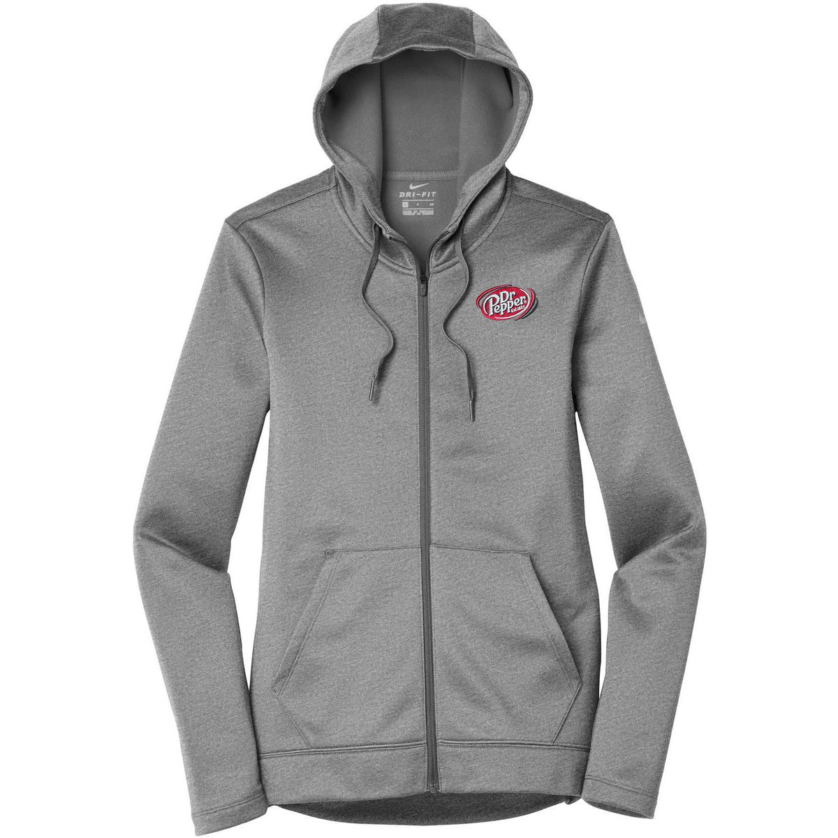 no-logo NIKE Women's Therma-FIT Full-Zip Fleece Hoodie-Full Zips-Nike-Thread Logic