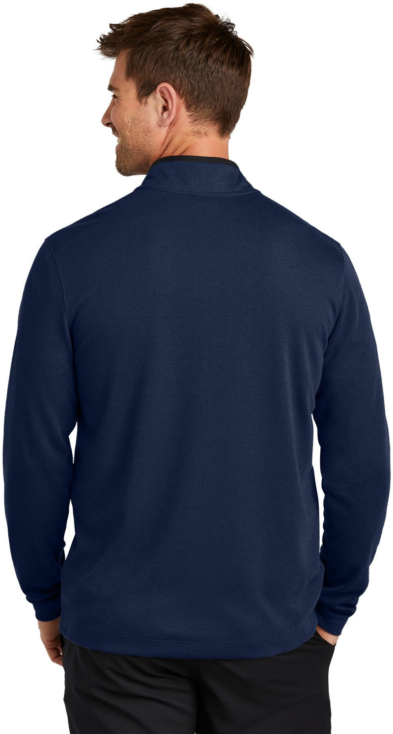 no-logo Nike Textured 1/2-Zip Cover-Up-Nike-Thread Logic