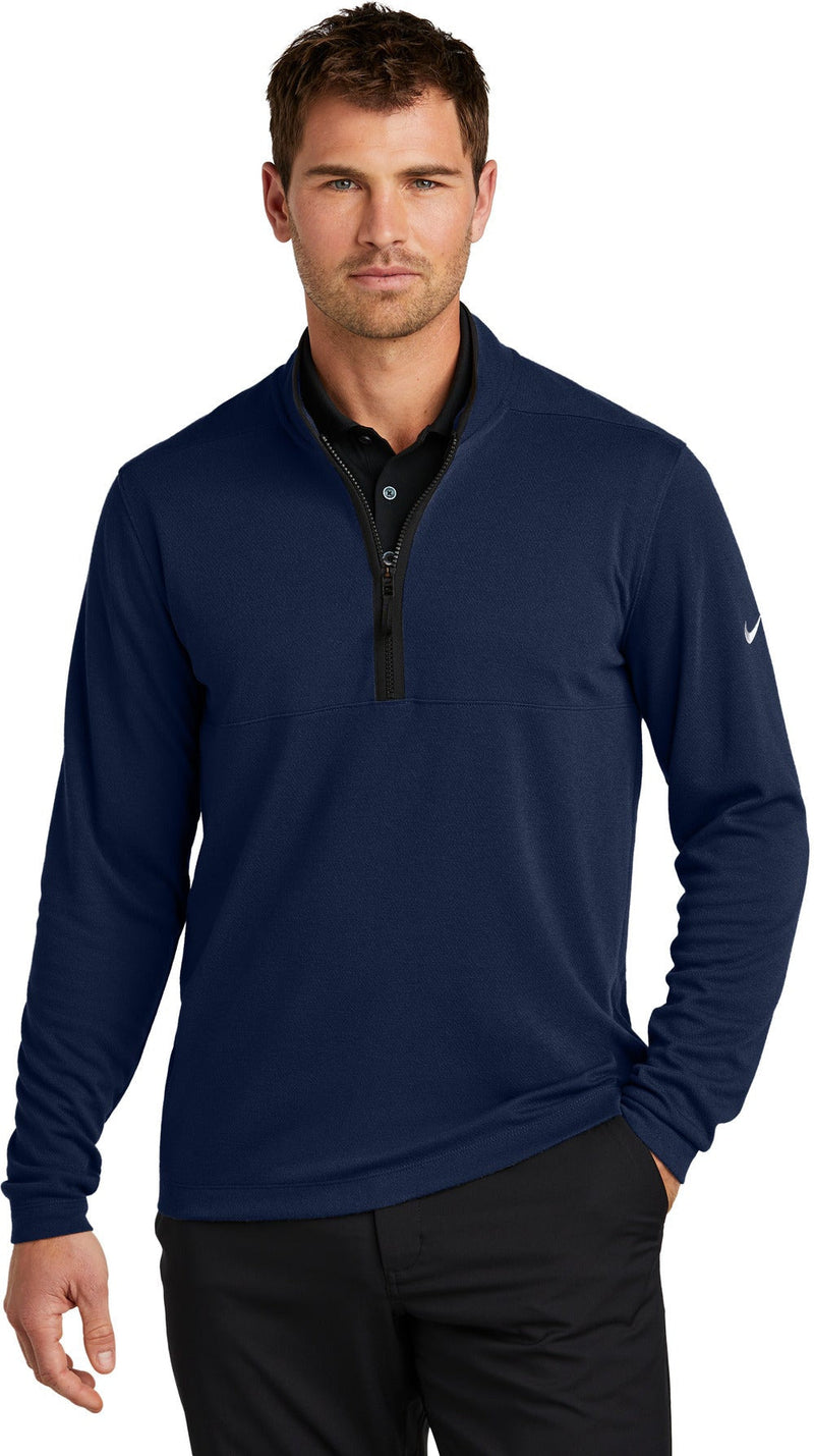 no-logo Nike Textured 1/2-Zip Cover-Up-Nike-Thread Logic