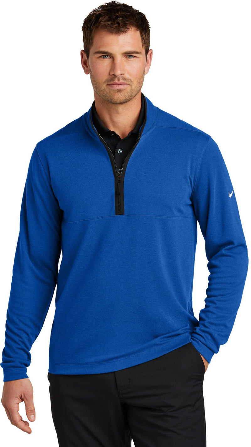 no-logo Nike Textured 1/2-Zip Cover-Up-Nike-Thread Logic