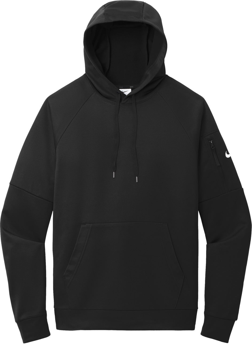 plain nike hoodie black