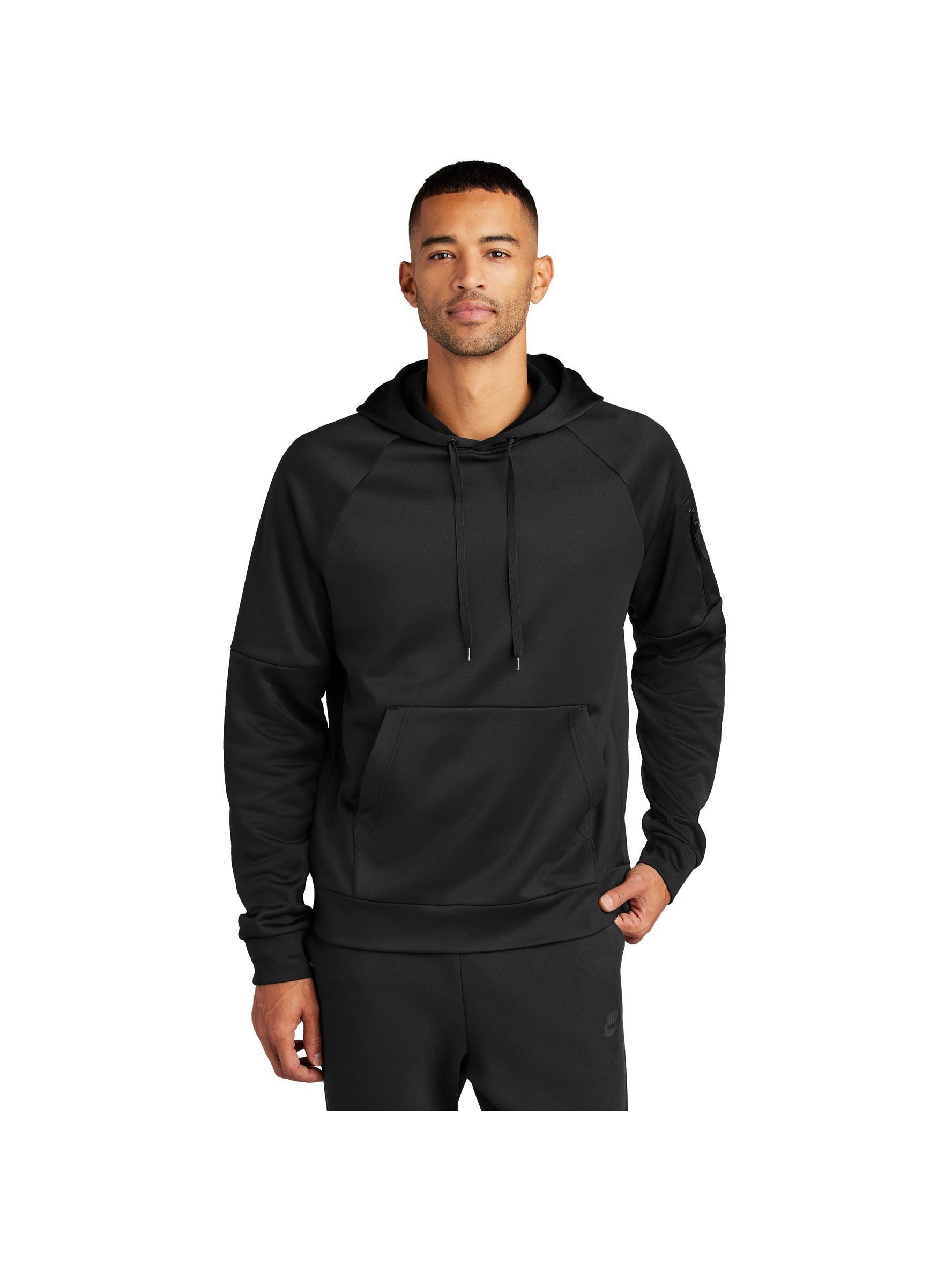 no-logo Nike Therma-FIT Pocket Pullover Fleece Hoodie-Nike-Thread Logic