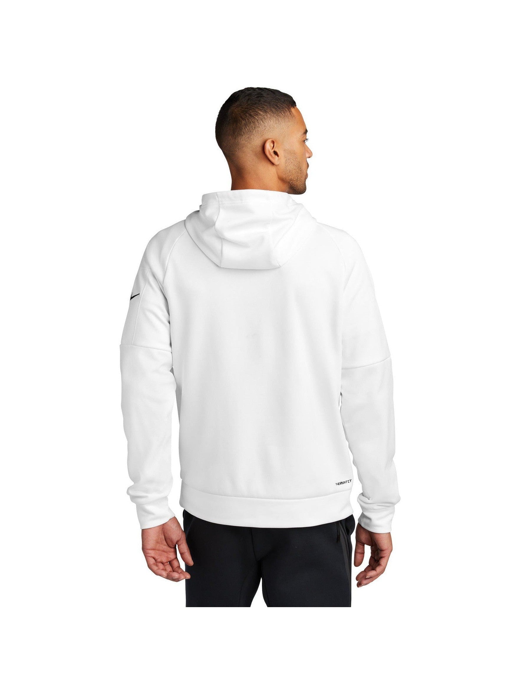no-logo Nike Therma-FIT Pocket 1/4-Zip Fleece Hoodie-Nike-Thread Logic